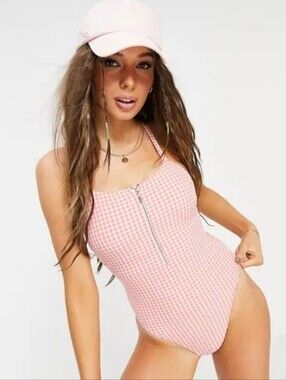 Juicy Couture Gingham Swimsuit Small